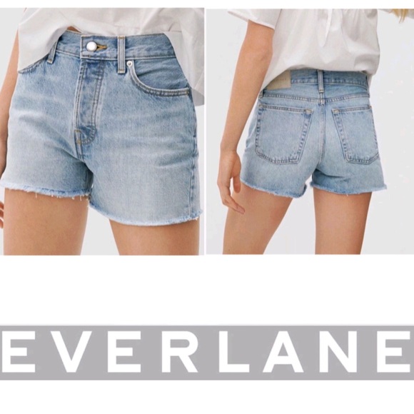 Everlane Pants - Everlane Curvy 90s Cheeky high rise Jean Shorts